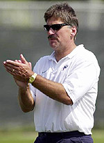 Dave Wannstedt during Dolphins minicamp 2000